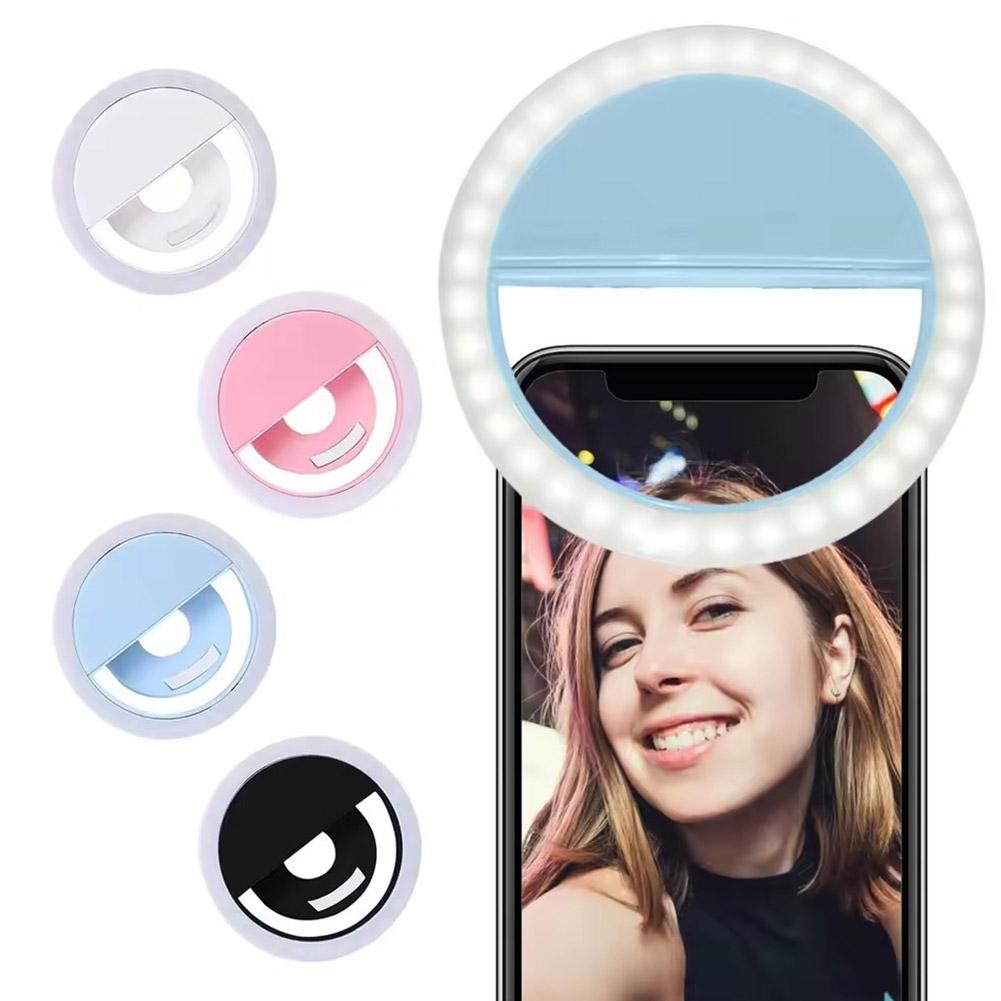 Clip On Selfie Ring Light Rech - Photography Lighting Description review and price
