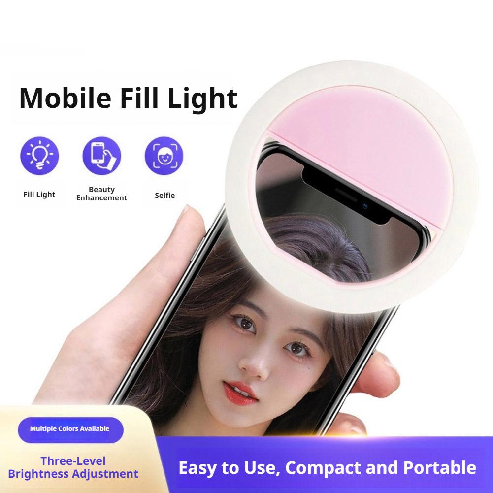 Clip On Selfie Ring Light Rech - Photography Lighting Description review and price