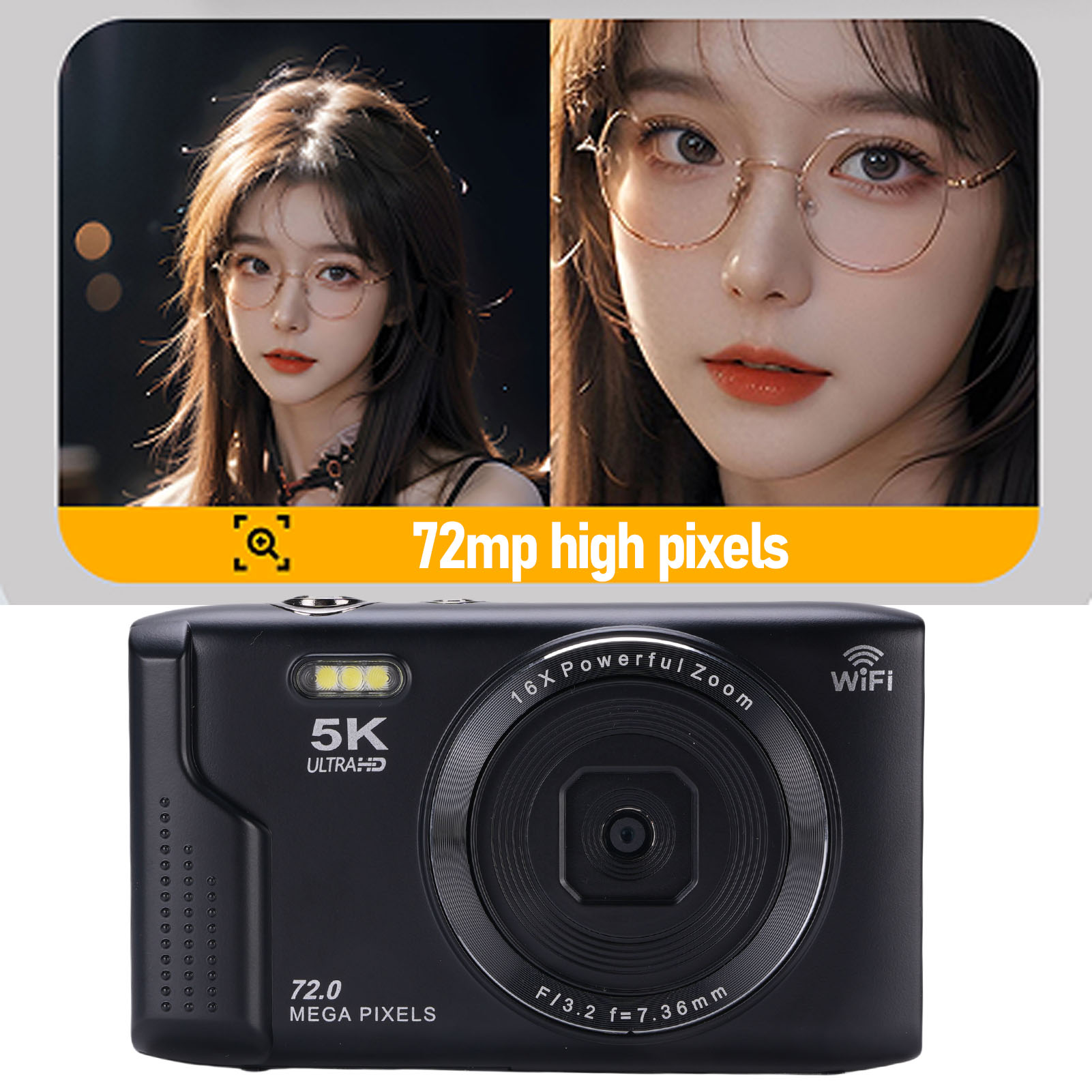 5K Digital Camera 72MP 16X Zoo - Photography Lighting For Beginners review and price