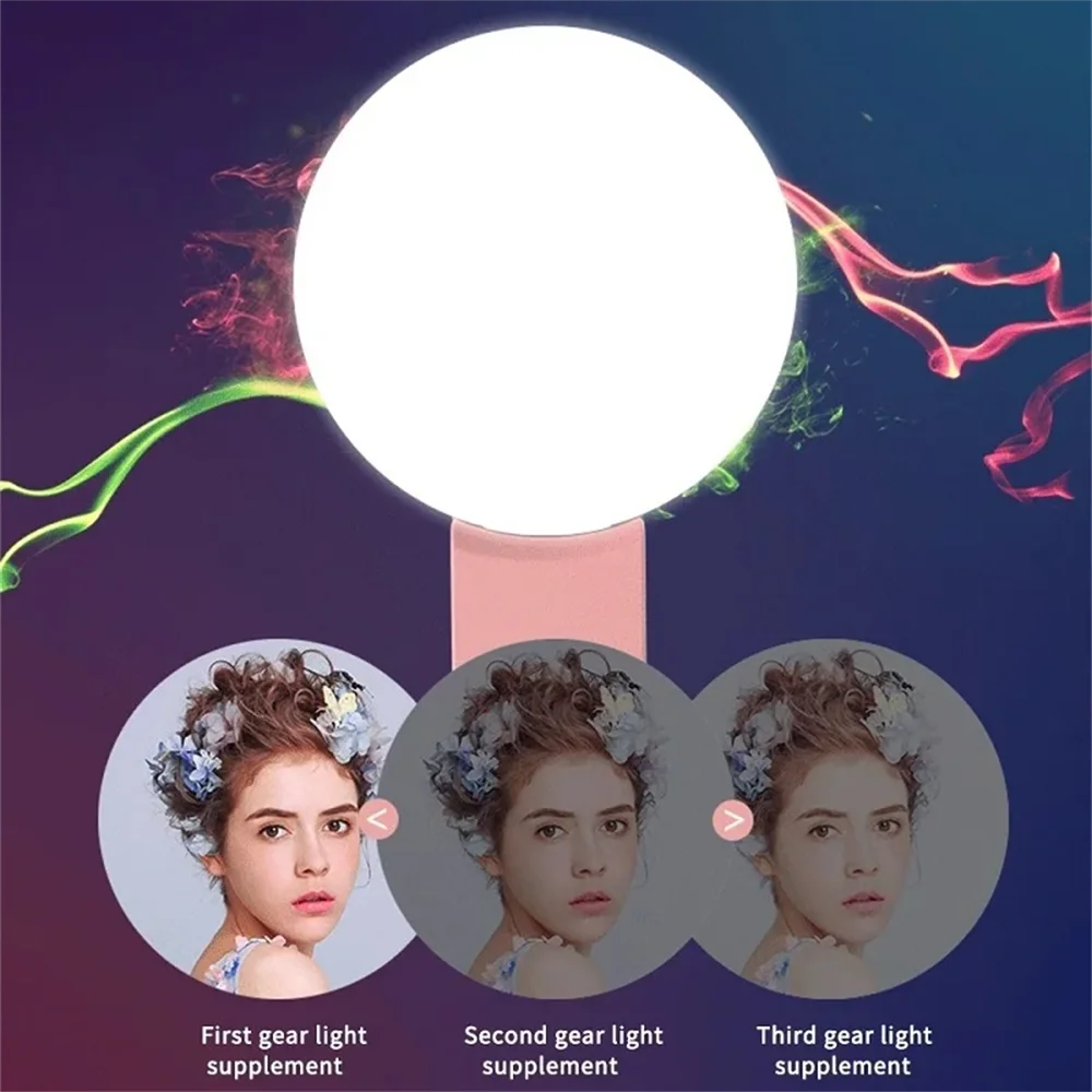 Portable Mini Selfie Ring Ligh - Photography Lighting Description review and price