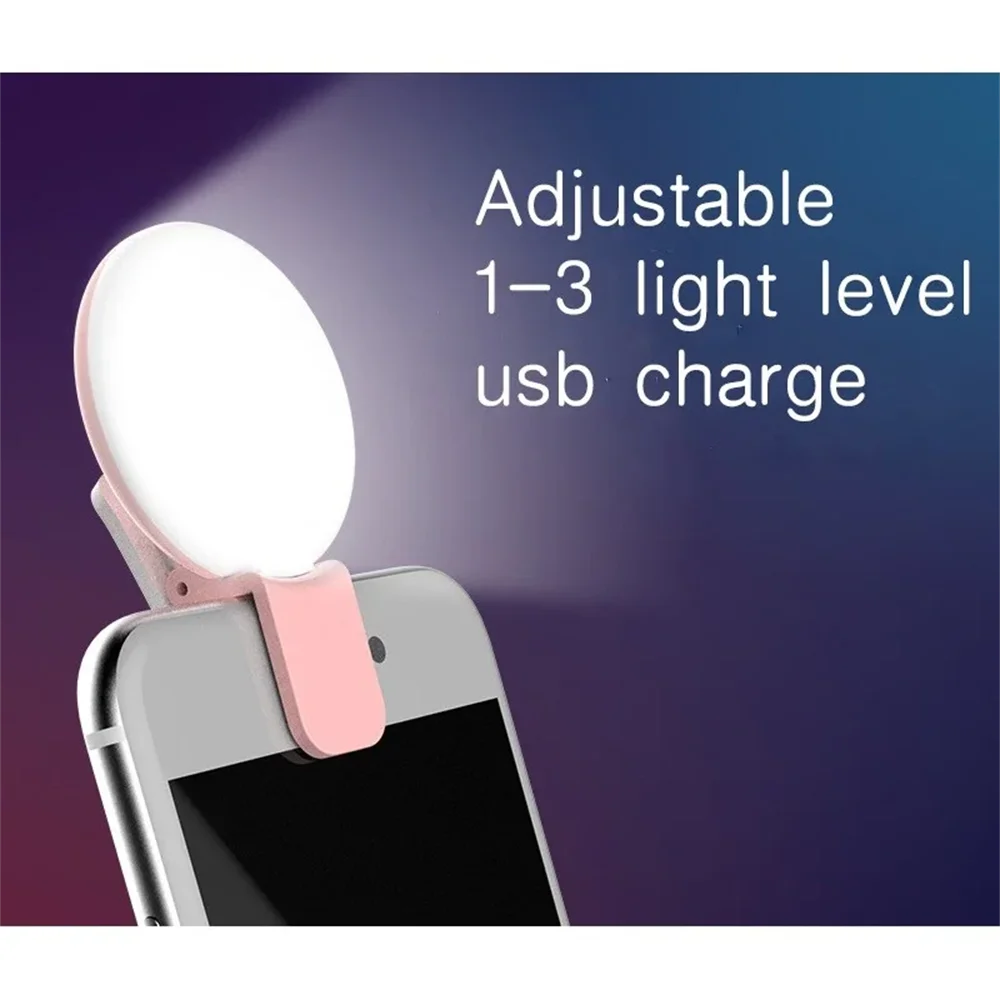 Portable Mini Selfie Ring Ligh - Photography Lighting Description review and price