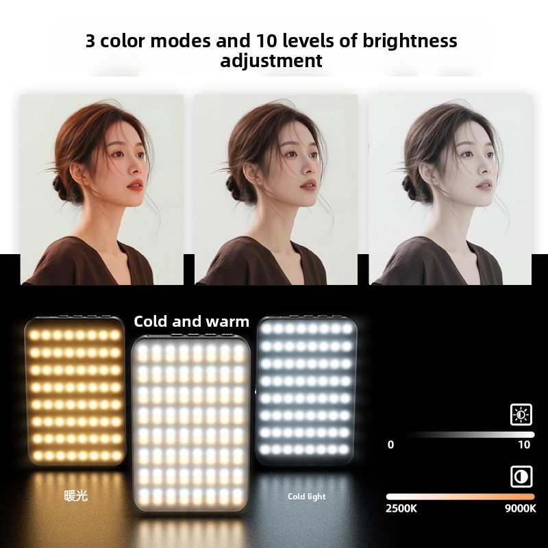 Double-sided Magnetic Filling  - Photography Mobile Lighting review and price
