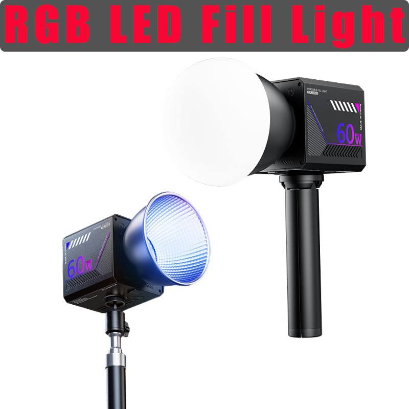 60W RGB Video Light Portable L - Photography Lighting Meter review and price