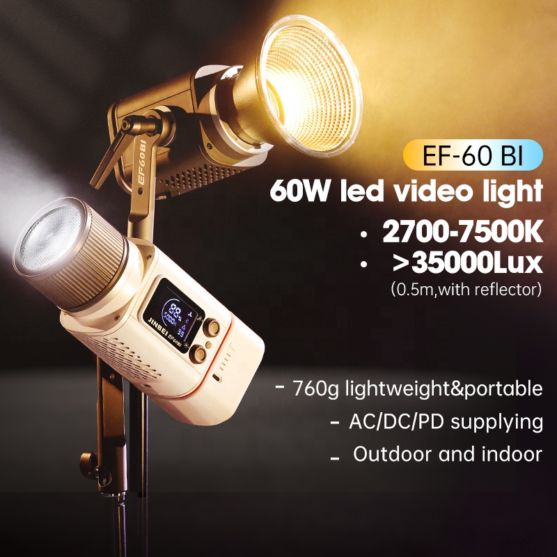 JINBEI EF-60BI 60w Photography - Photography Lighting Handheld review and price